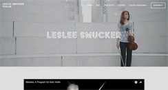 Desktop Screenshot of lesleesmucker.com